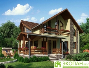 Проект загородного дома "Бавария"