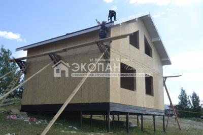 Строительство дома 123 м2 в Урмарах